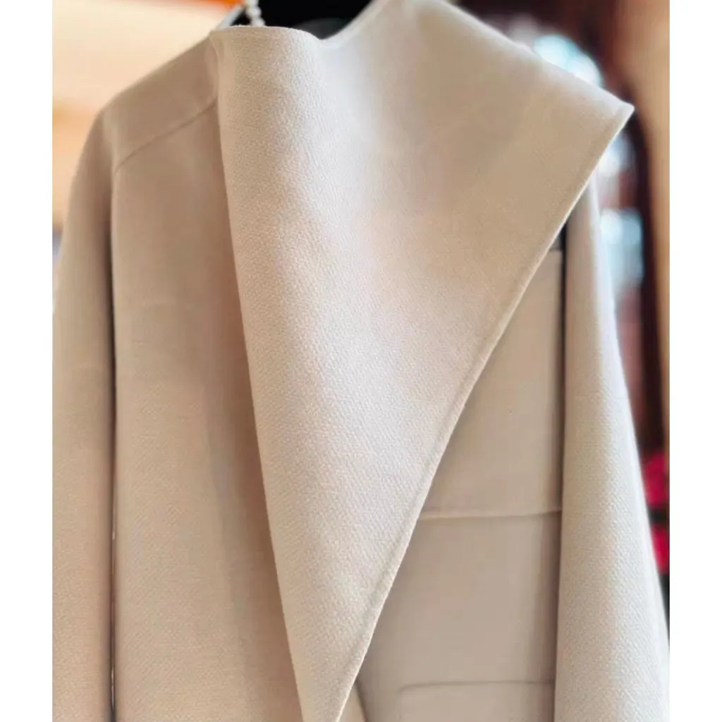 Hermes Cashmere Coat MultiColor Cashmere Very good - Back View