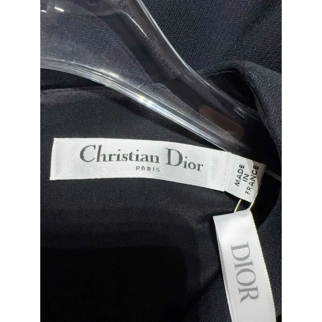 Dior Wool Dress MultiColor Wool Never worn, with tag - Inside View