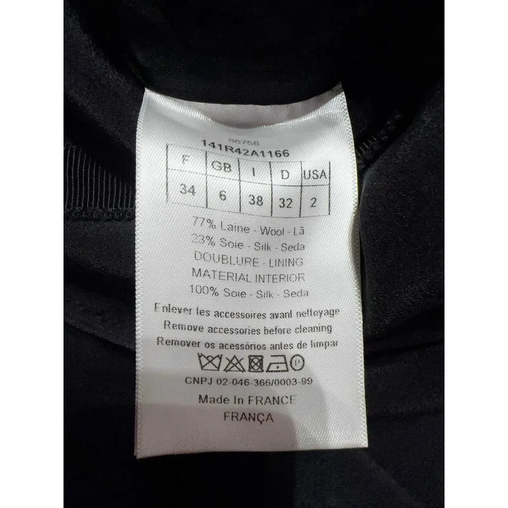 Dior Wool Dress MultiColor Wool Never worn, with tag - Model View