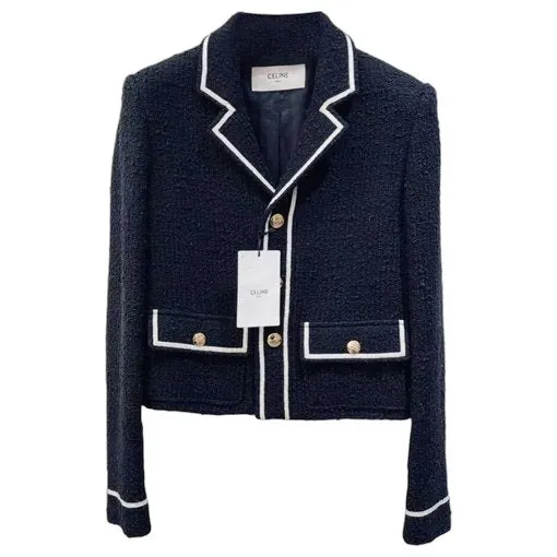 Celine Wool Jacket MultiColor Wool Never worn, with tag - Front View