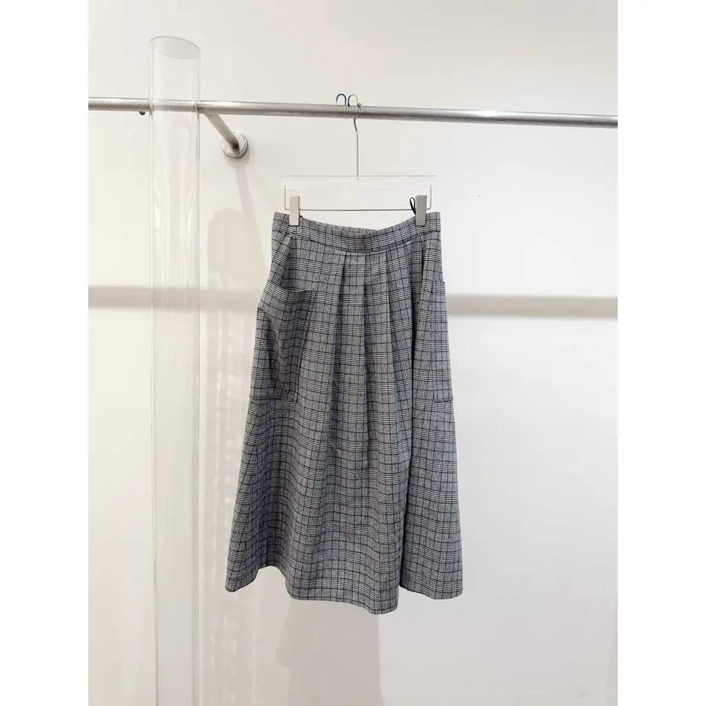 Celine Wool Skirt MultiColor Wool Never worn, with tag - Inside View