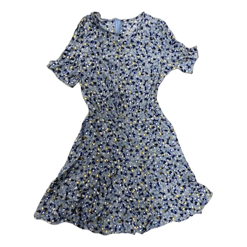 Sessùn Blue Synthetic Dress Blue Very good - Front View