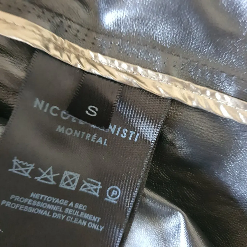 Nicole Benisti Black Cotton Coat Black Cotton Very good - Box View