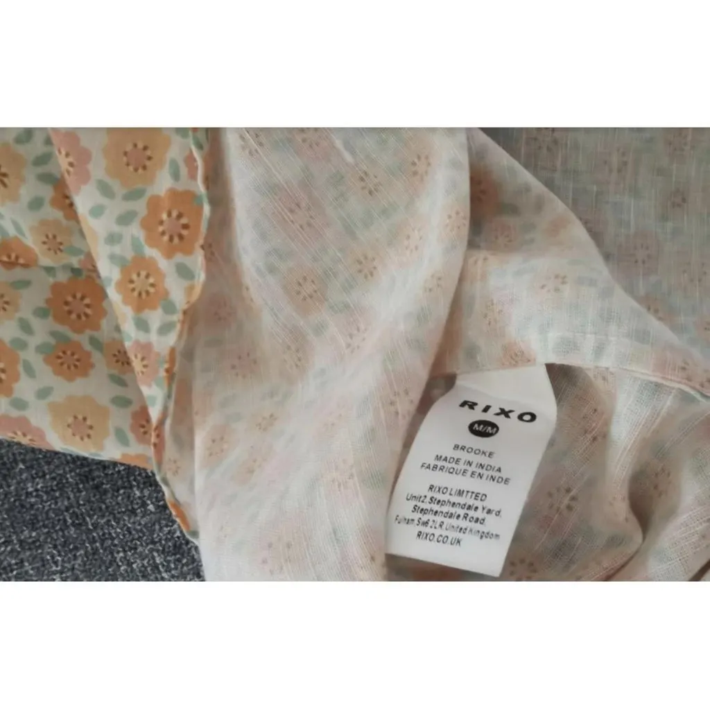 Rixo Yellow Cotton Dress Yellow Cotton Very good - Inside View