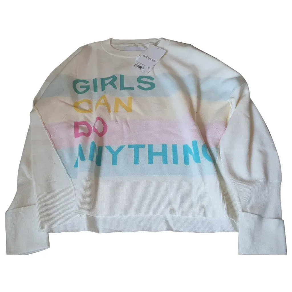 Zadig & Voltaire White Cotton Knitwear White Cotton Never worn, with tag - Front View