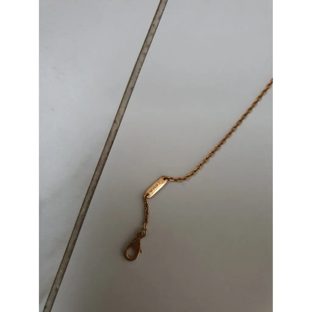 Van Cleef & Arpels Magic Alhambra Green Yellow Gold Necklace Green Lace Very good - Inside View