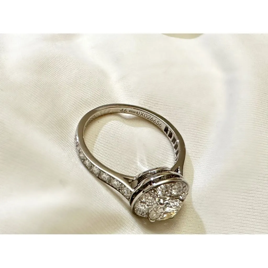 Van Cleef & Arpels Silver Platinum Ring Silver Platinum Very good - Back View