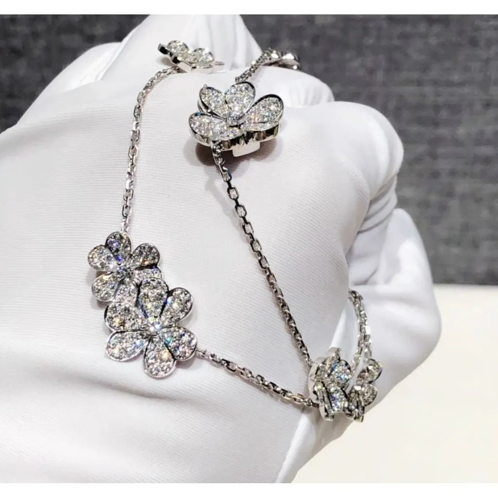 Van Cleef & Arpels Frivole Necklace MultiColor Lace Very good - Back View