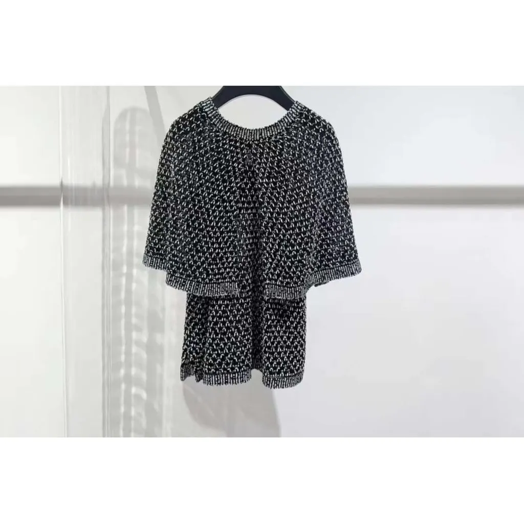 Chanel Black Polyester Top Black Polyester Never worn, with tag - Back View