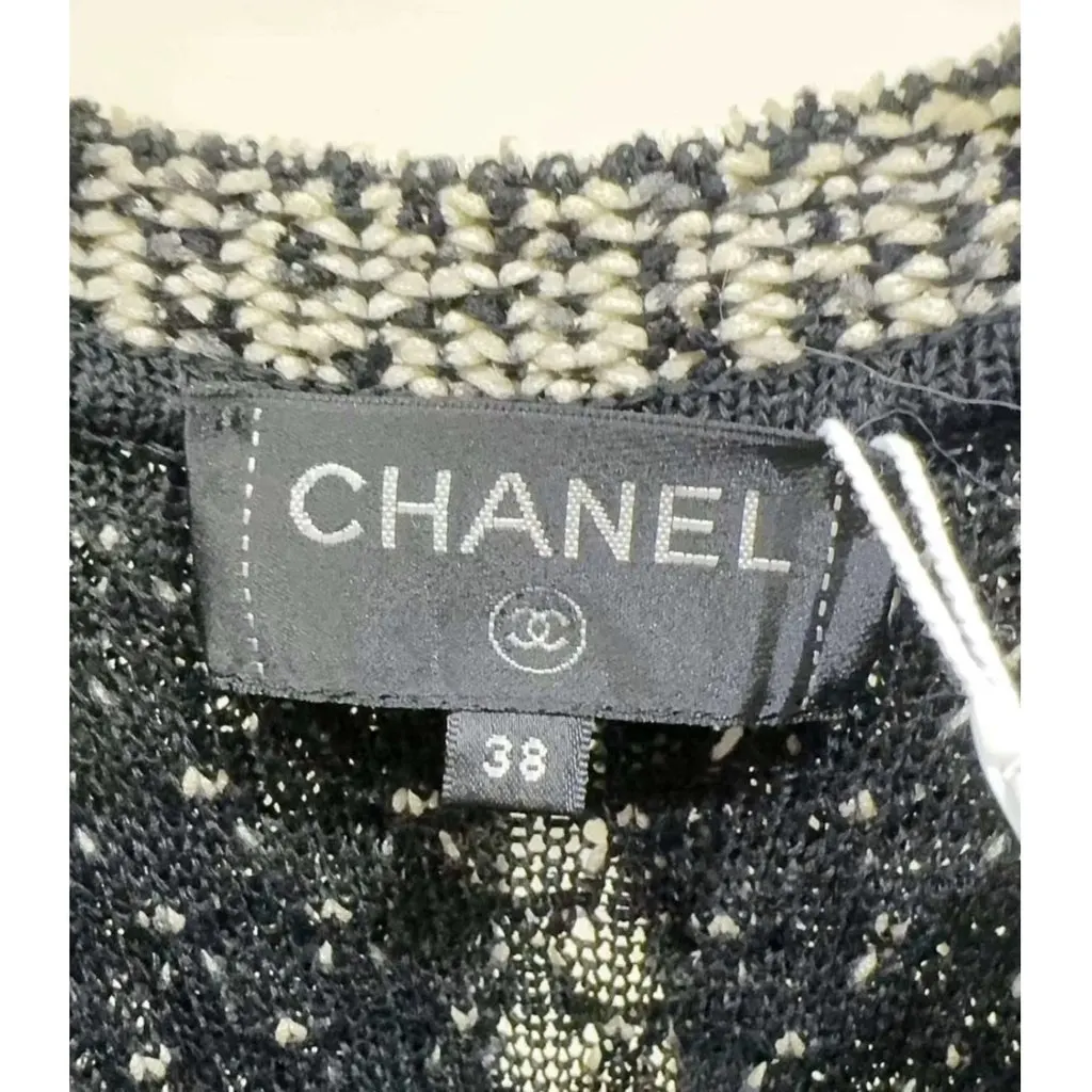 Chanel Black Polyester Top Black Polyester Never worn, with tag - Inside View