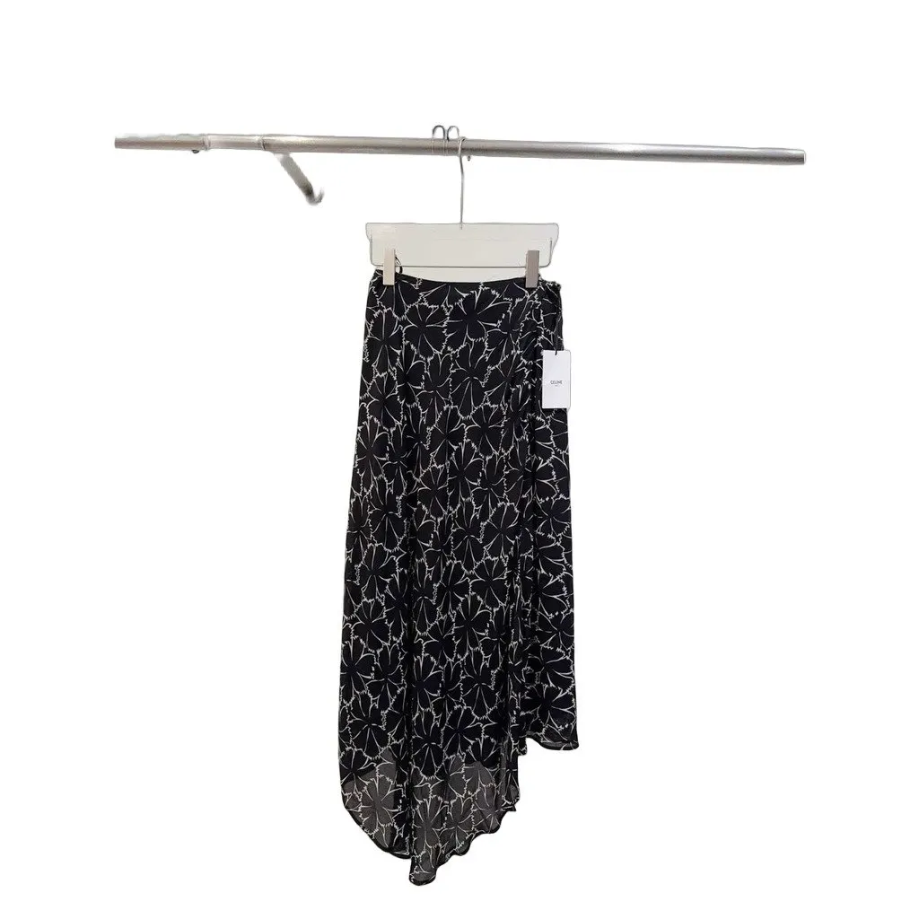 Celine Viscose Skirt MultiColor Viscose Never worn, with tag - Front View