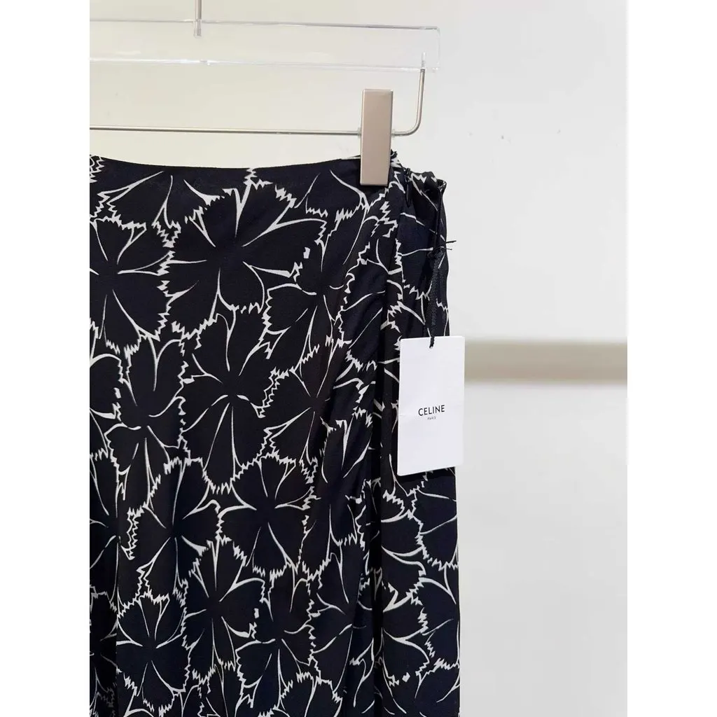 Celine Viscose Skirt MultiColor Viscose Never worn, with tag - Model View