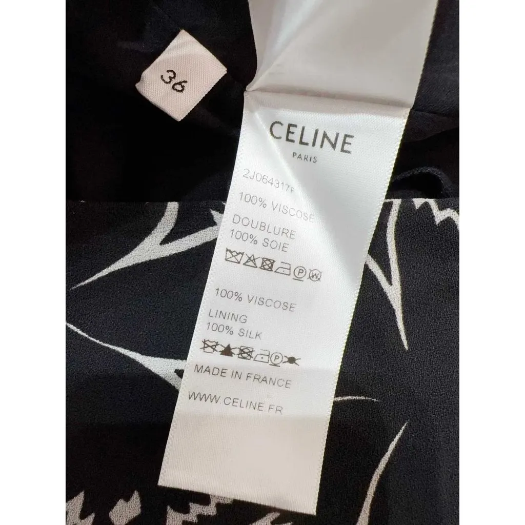 Celine Viscose Skirt MultiColor Viscose Never worn, with tag - Box View