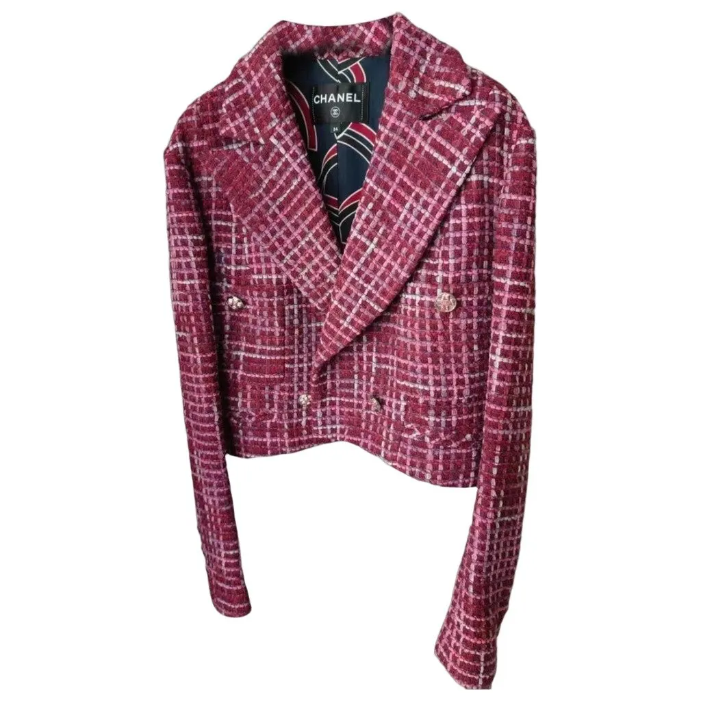 Chanel La Petite Veste Noire Tweed Jacket MultiColor Tweed Very good - Front View