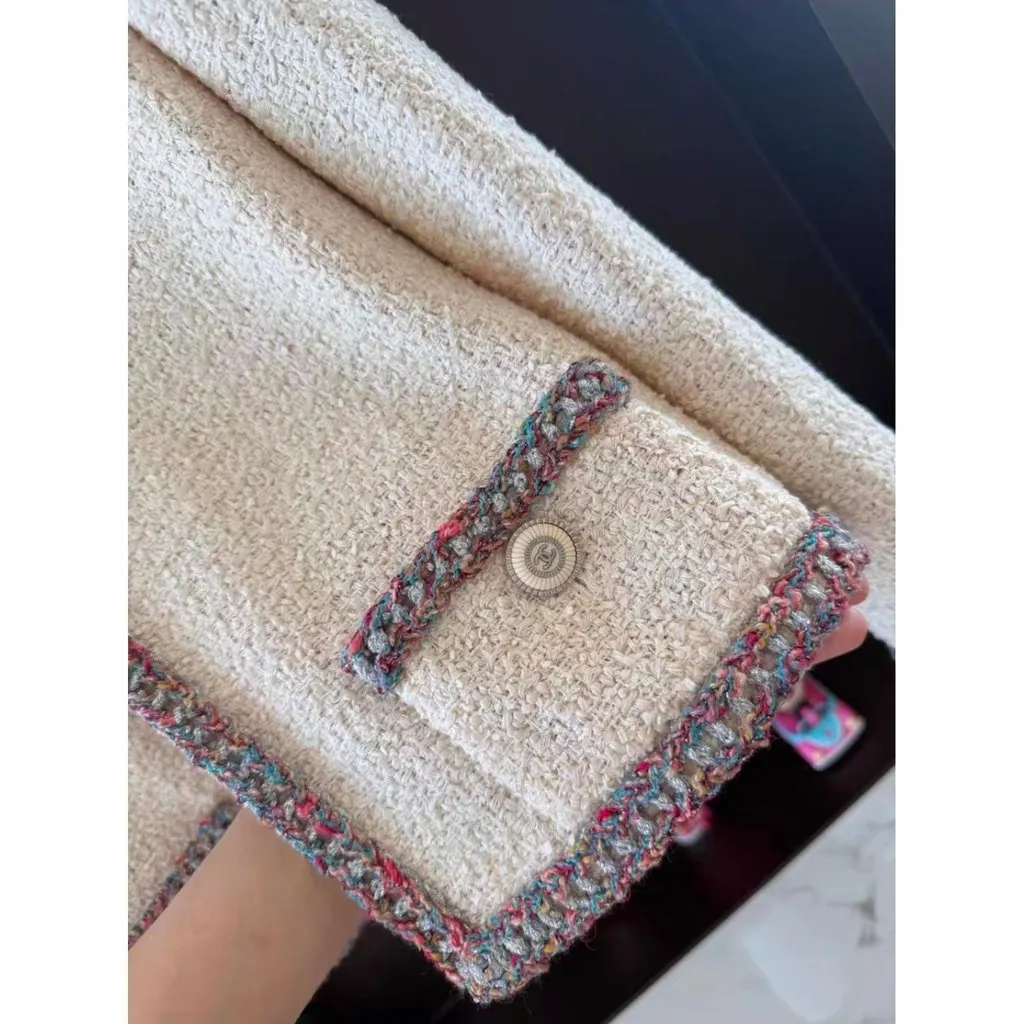 Chanel La Petite Veste Noire Tweed Jacket MultiColor Tweed Very good - Inside View