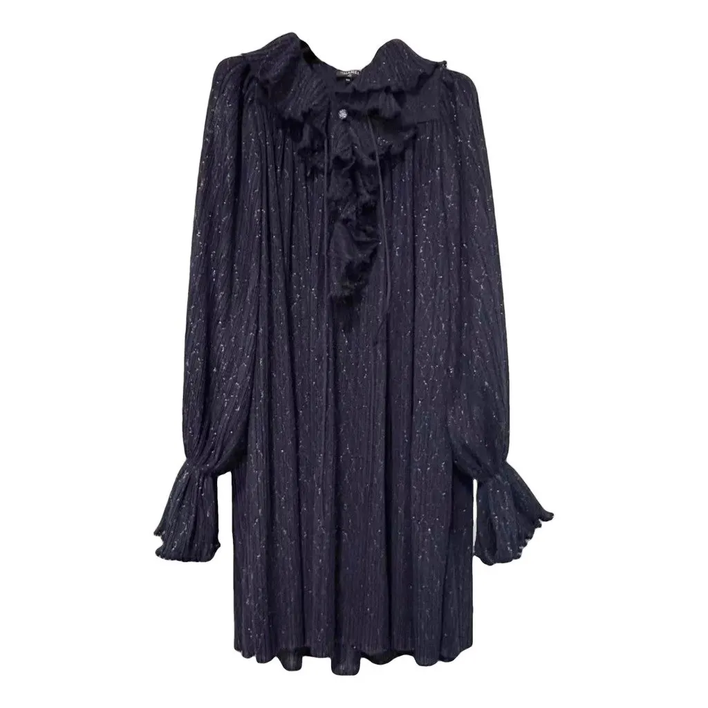 Chanel Polyester Dress MultiColor Polyester Very good - Front View