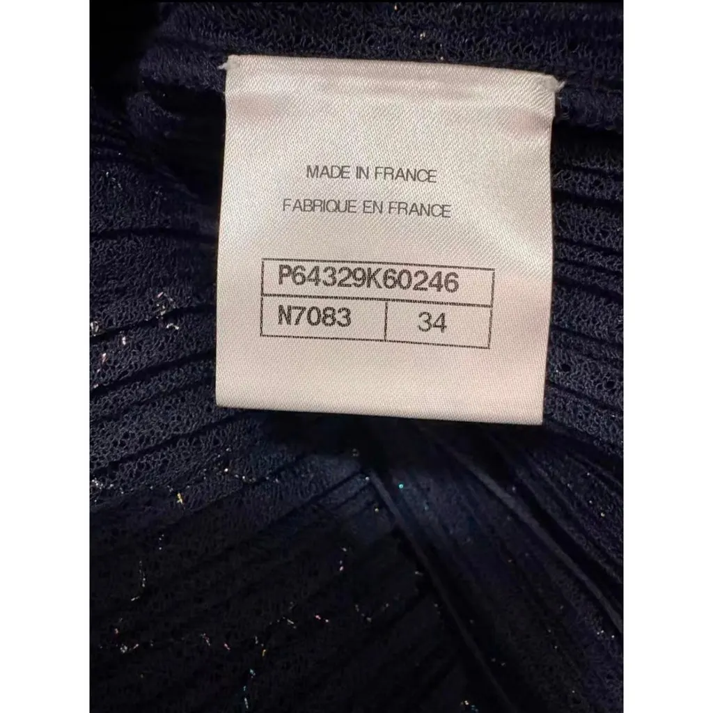 Chanel Polyester Dress MultiColor Polyester Very good - Inside View