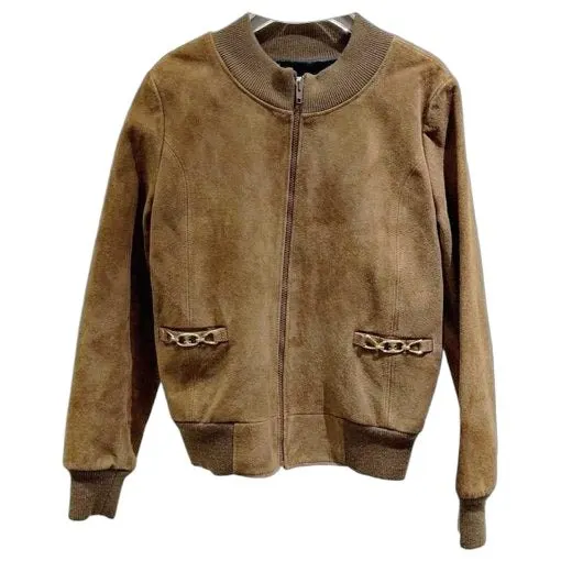 Celine Leather Jacket MultiColor Leather Very good - Front View