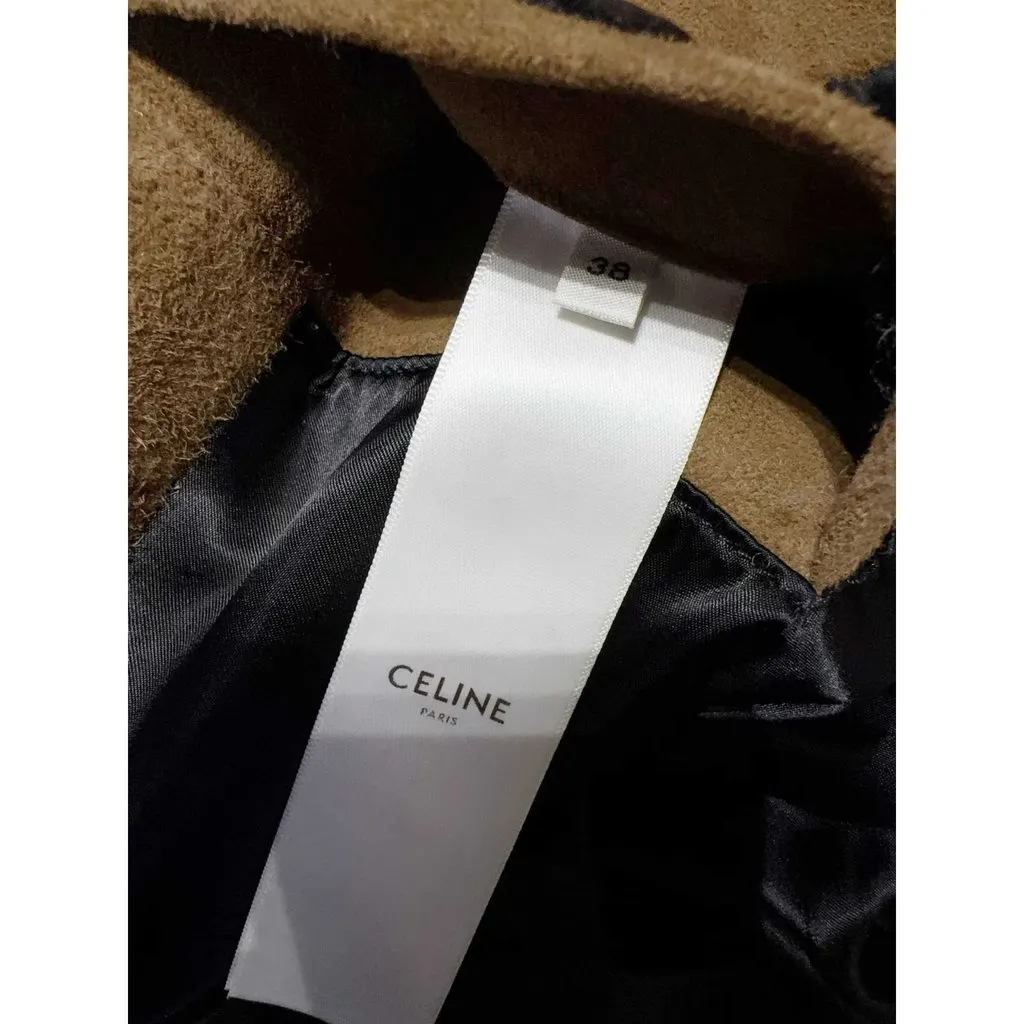 Celine Leather Jacket MultiColor Leather Very good - Model View