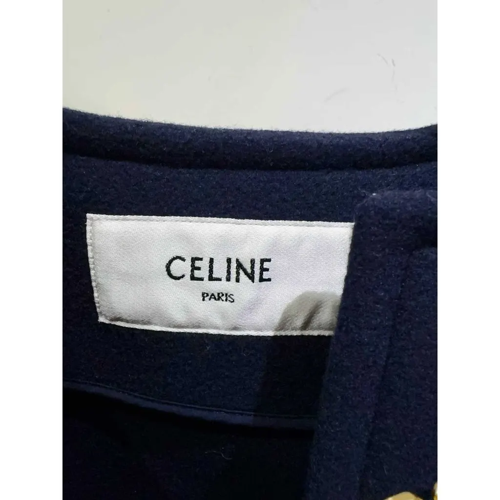 Celine Wool Coat MultiColor Wool Never worn, with tag - Back View