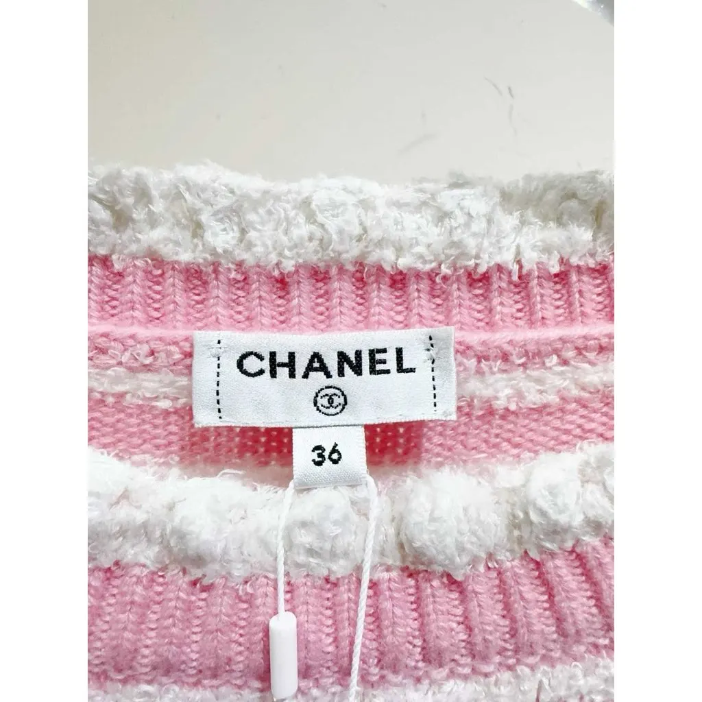 Chanel Cashmere Knitwear MultiColor Cashmere Never worn, with tag - Inside View
