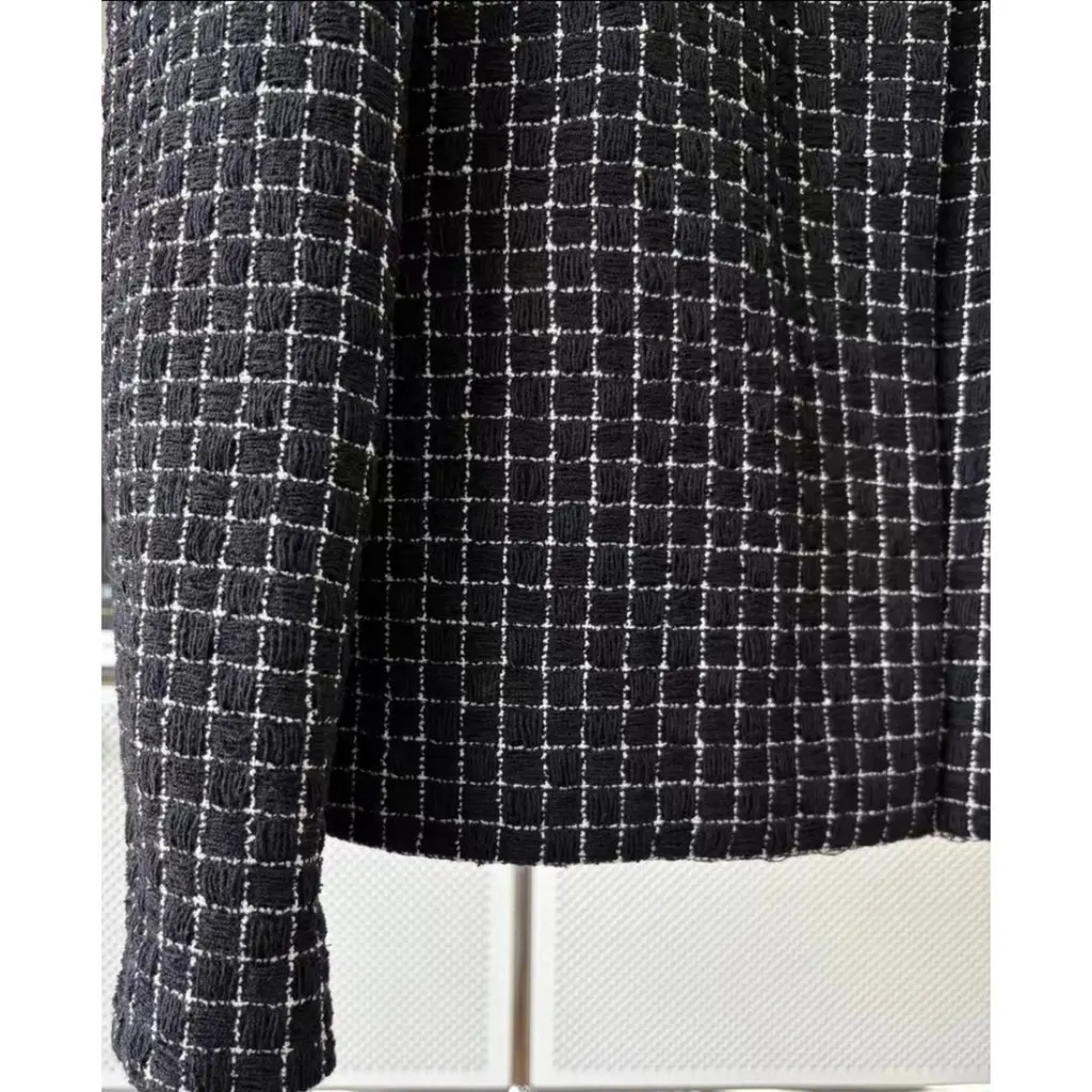Chanel La Petite Veste Noire Tweed Jacket MultiColor Tweed Very good - Inside View