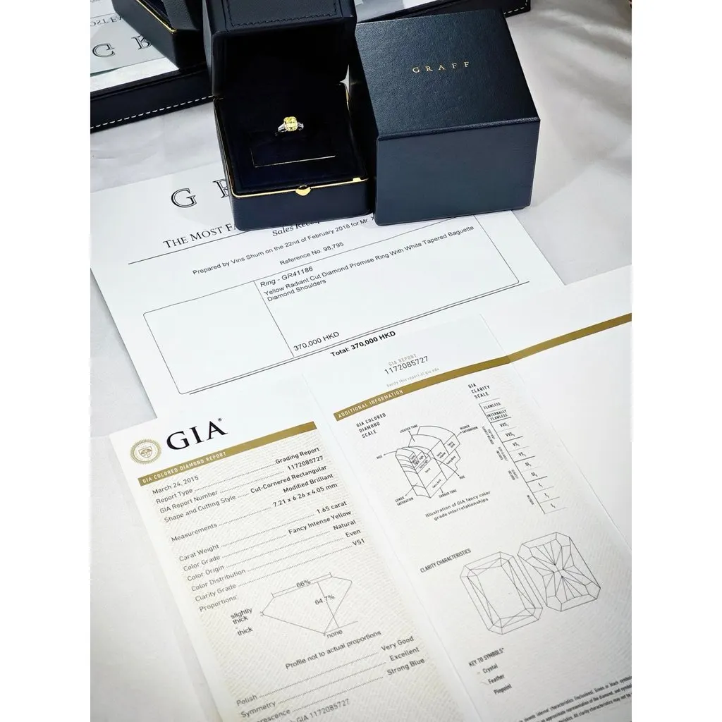 Graff Ring MultiColor Very good - Box View
