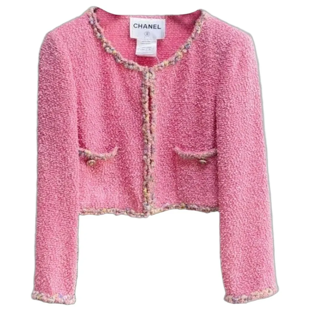 Chanel La Petite Veste Noire Wool Jacket MultiColor Wool Very good - Front View