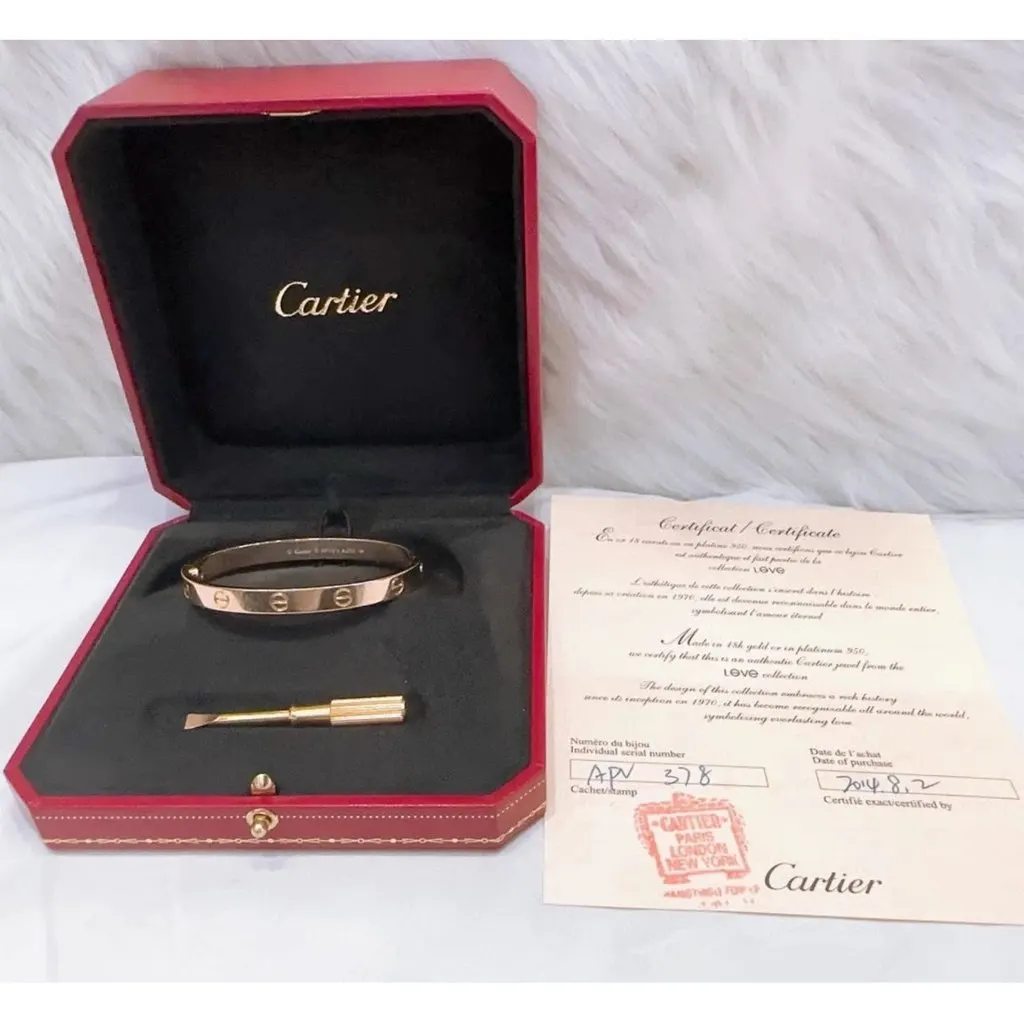 Cartier Love Pink Gold Bracelet MultiColor Very good - Model View