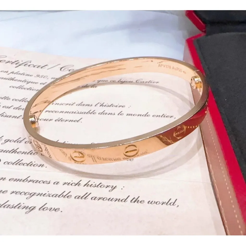 Cartier Love Pink Gold Bracelet MultiColor Very good - Box View