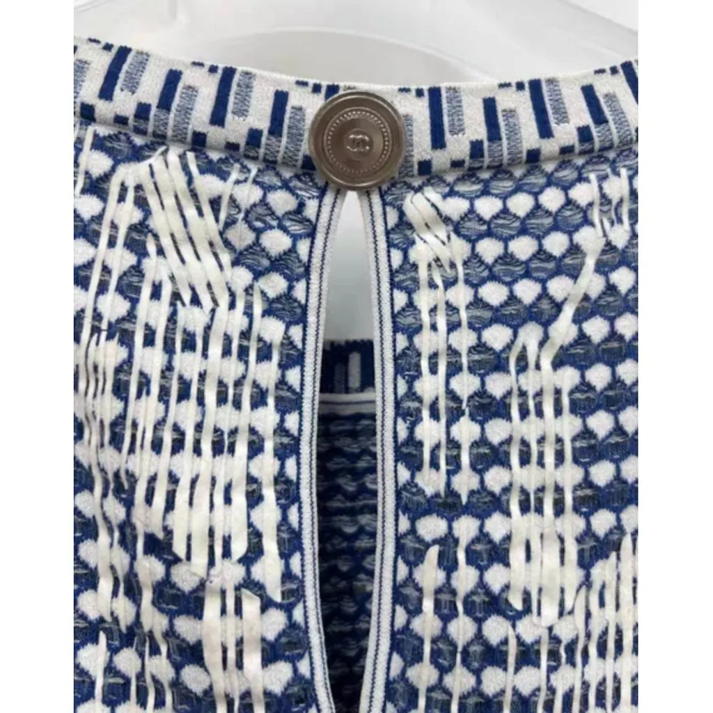 Chanel Navy Synthetic Dress Navy Good - Inside View