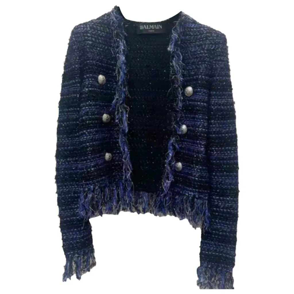 Balmain Viscose Jacket MultiColor Viscose Very good - Front View