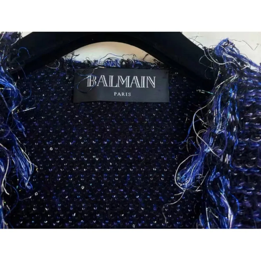 Balmain Viscose Jacket MultiColor Viscose Very good - Inside View