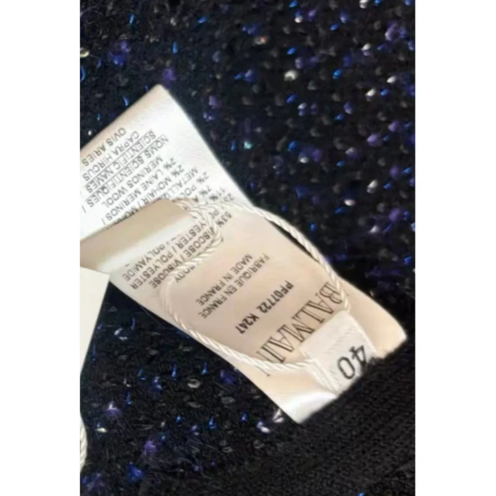 Balmain Viscose Jacket MultiColor Viscose Very good - Model View