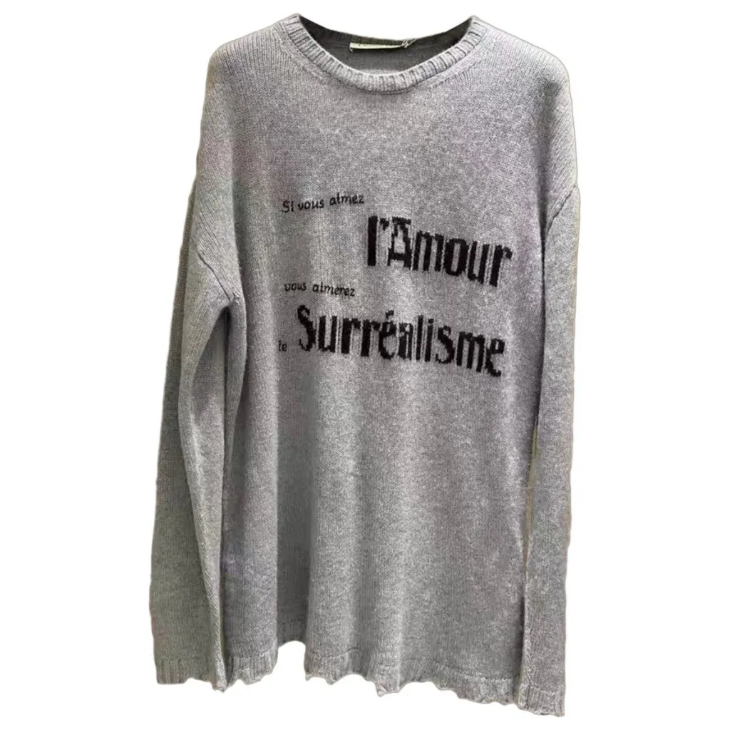 Dior J'Adior Grey Cashmere Knitwear Grey Cashmere Very good - Front View
