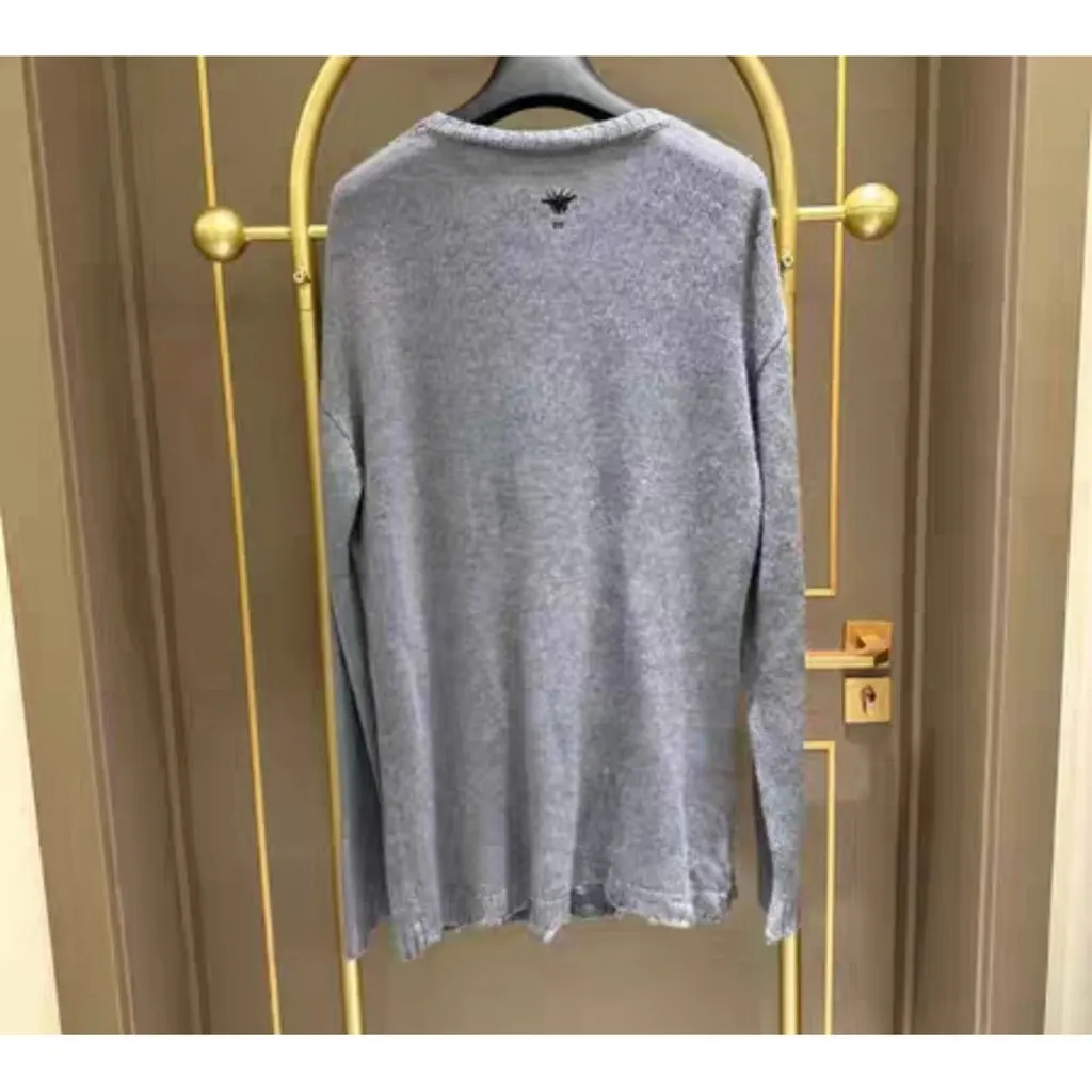 Dior J'Adior Grey Cashmere Knitwear Grey Cashmere Very good - Back View