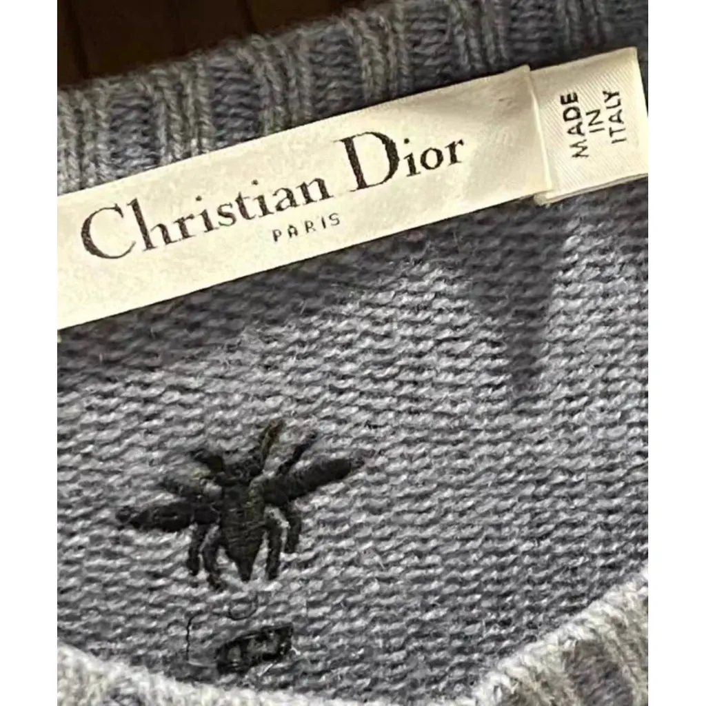Dior J'Adior Grey Cashmere Knitwear Grey Cashmere Very good - Model View