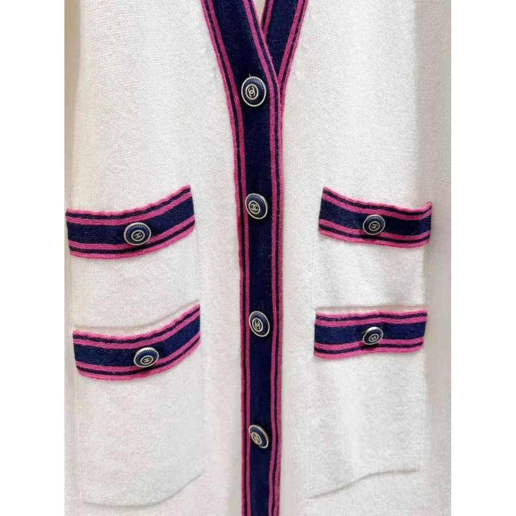Chanel Cashmere Knitwear MultiColor Cashmere Very good - Back View
