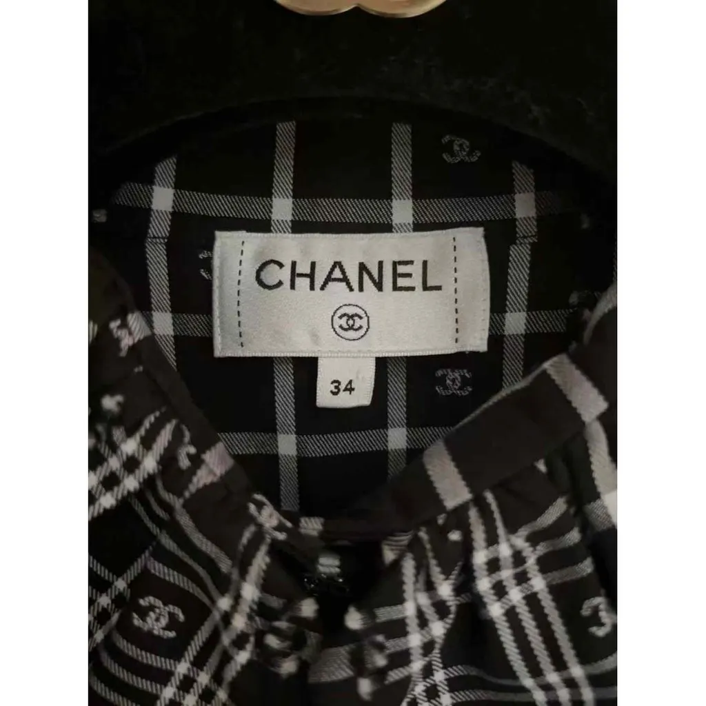 Chanel Cotton Dress MultiColor Cotton Very good - Back View