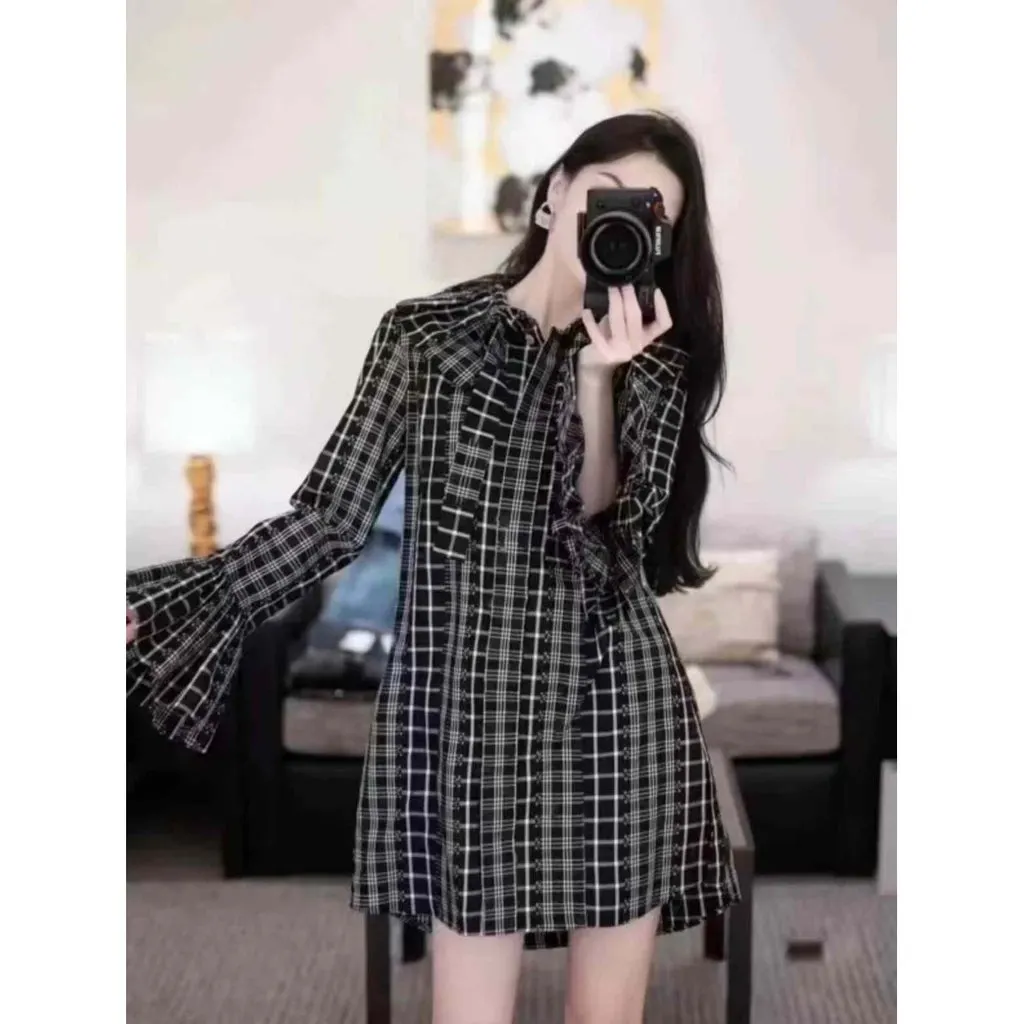 Chanel Cotton Dress MultiColor Cotton Very good - Model View