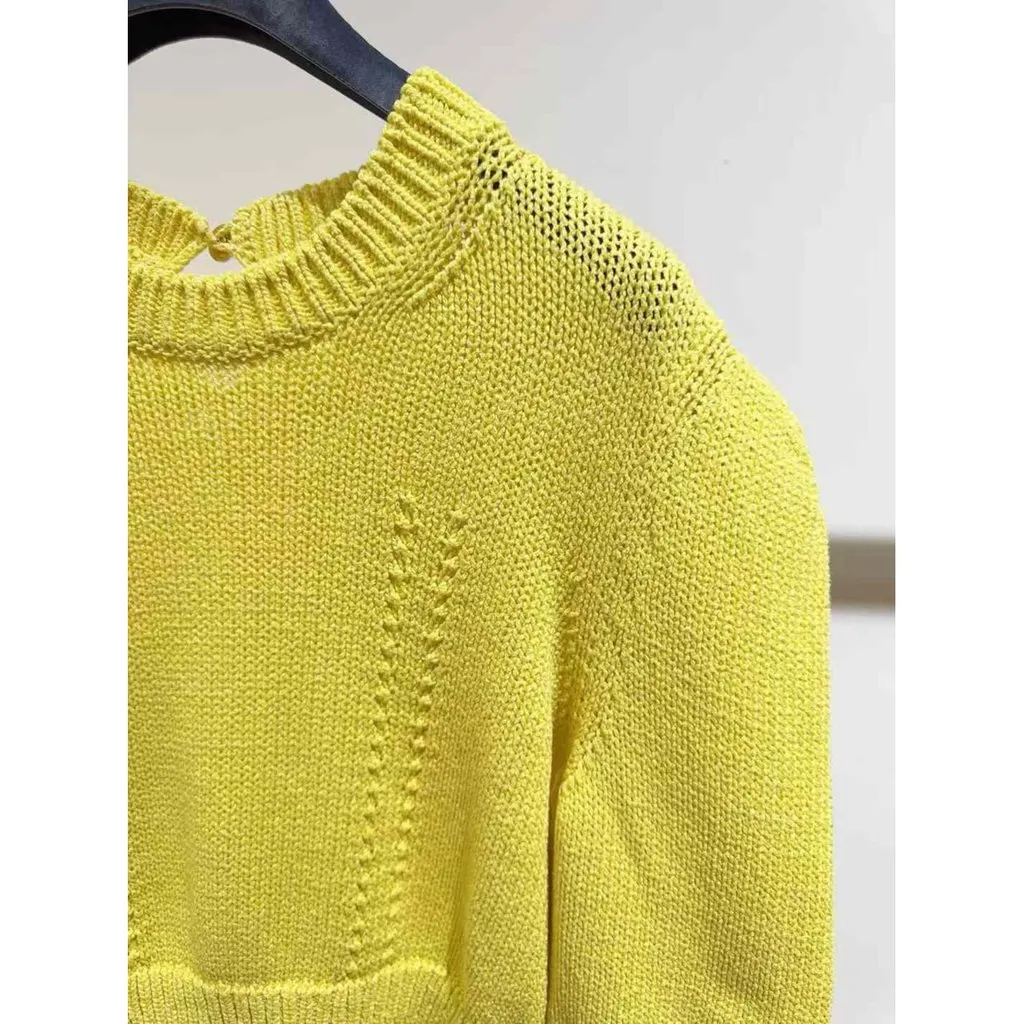 Chanel Cotton Knitwear MultiColor Cotton Very good - Back View