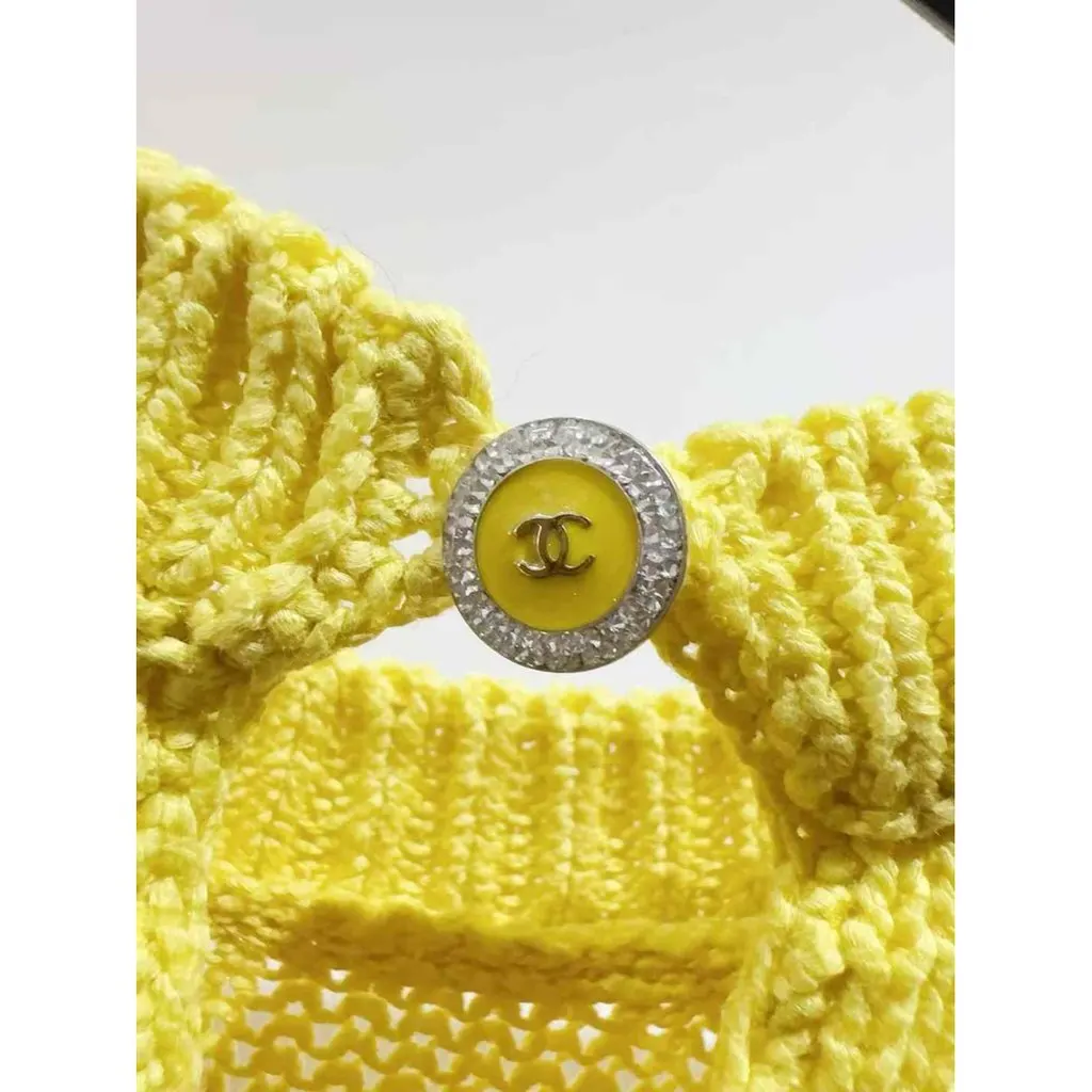 Chanel Cotton Knitwear MultiColor Cotton Very good - Model View