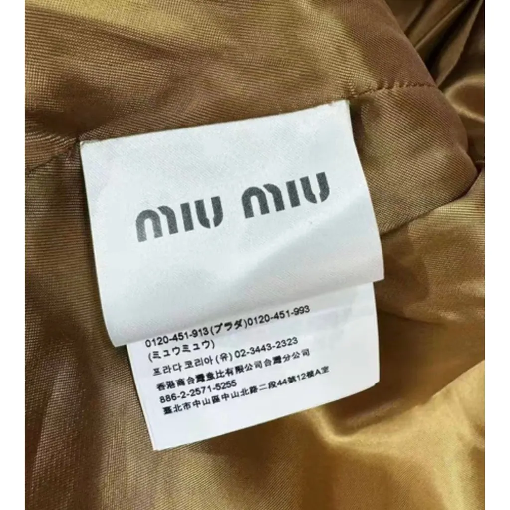 Miu Miu Shearling Coat MultiColor Shearling Never worn, with tag - Box View