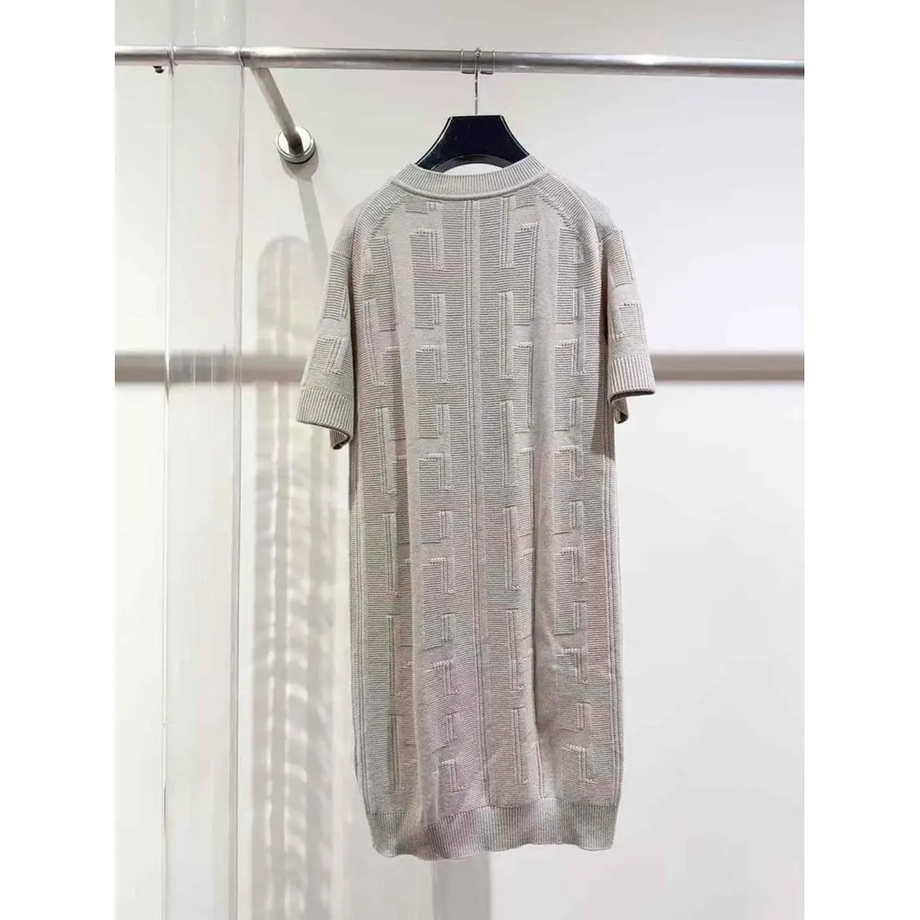 Hermes Wool Dress MultiColor Wool Very good - Back View