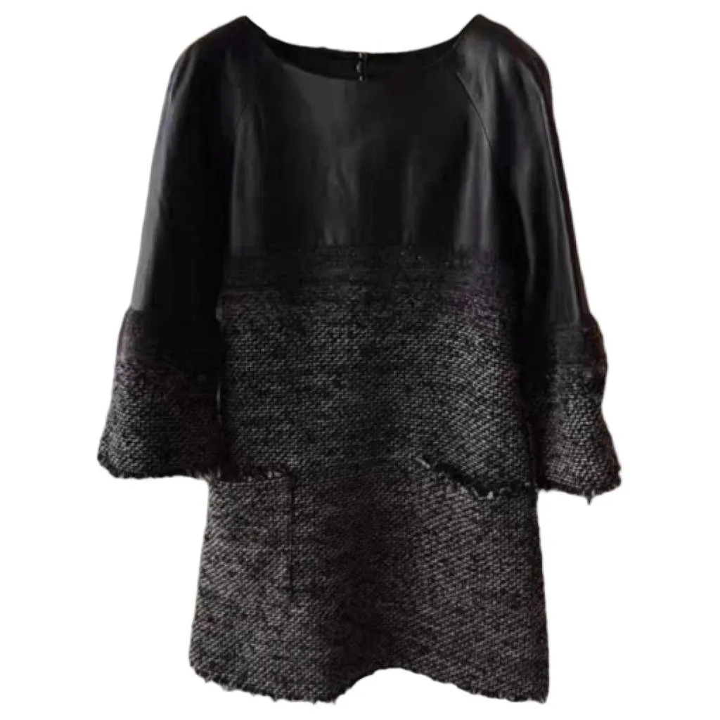 Chanel Leather Dress MultiColor Leather Very good - Front View