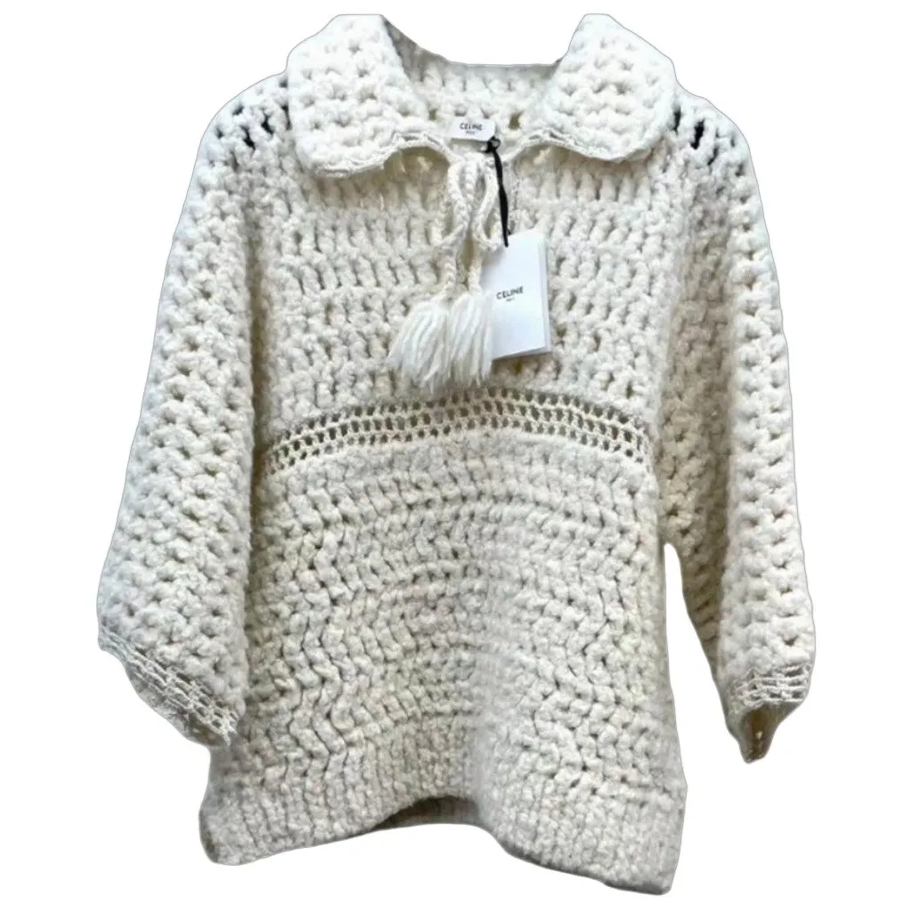Celine Wool Knitwear MultiColor Wool Never worn - Front View