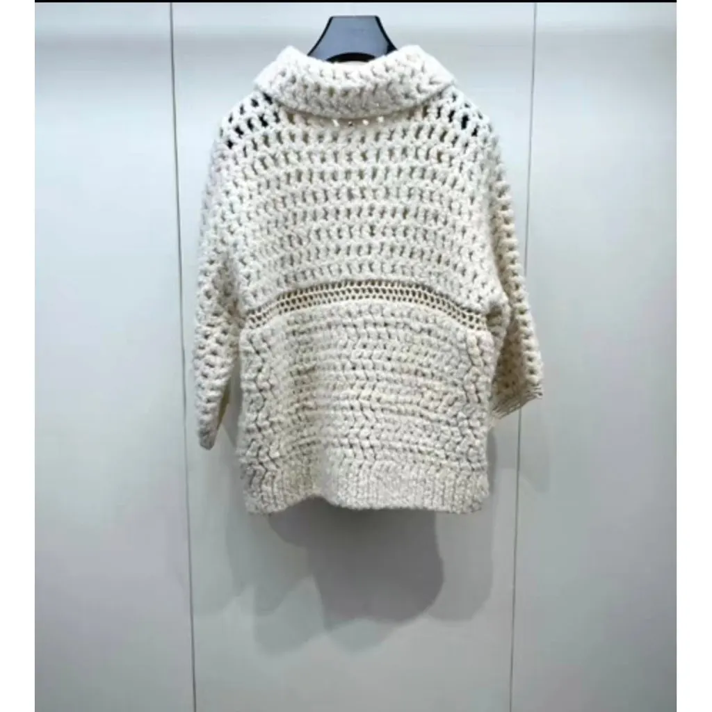 Celine Wool Knitwear MultiColor Wool Never worn - Back View