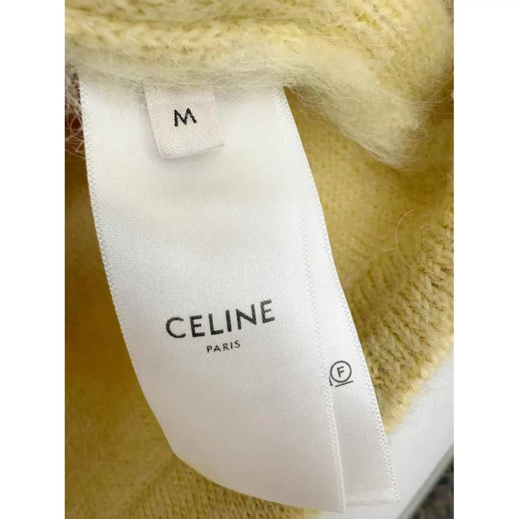 Celine Yellow Wool Jacket Yellow Wool Very good - Box View