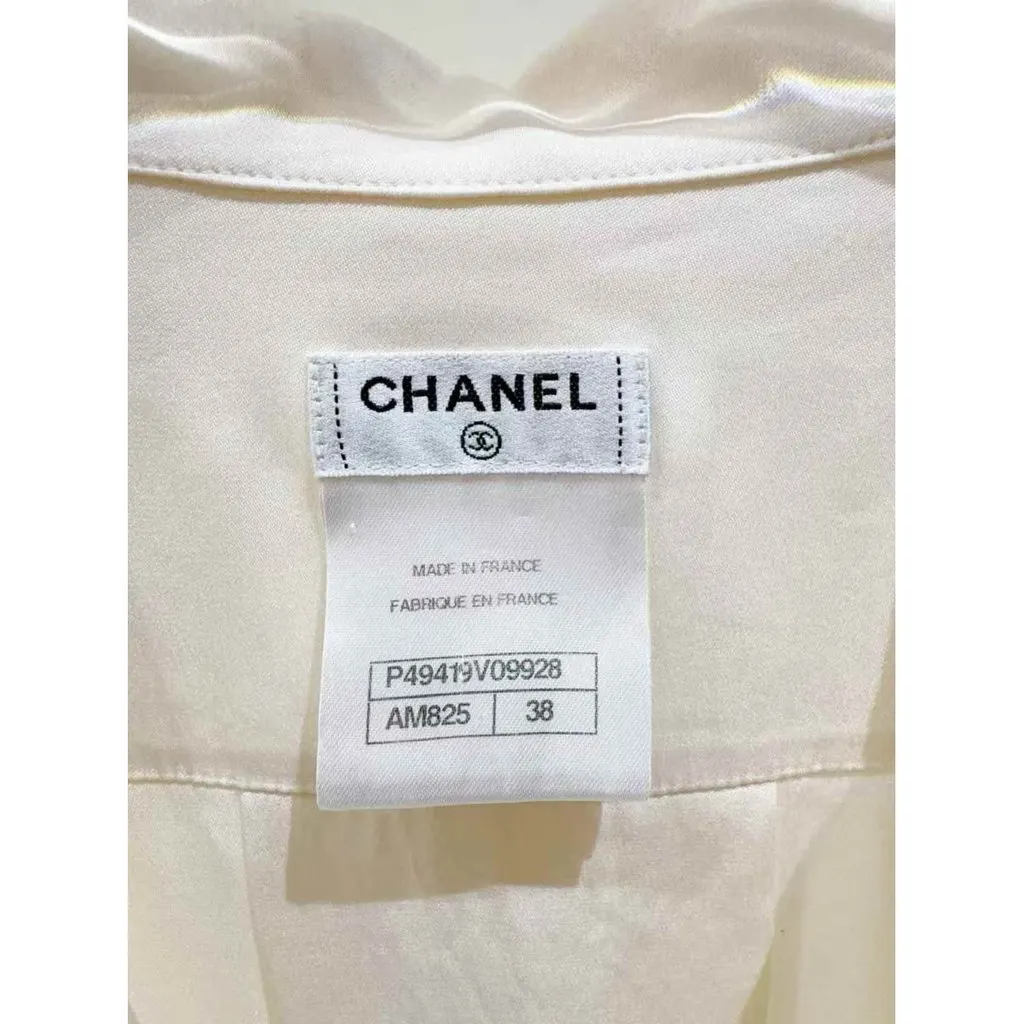 Chanel Silk Top MultiColor Silk Very good - Box View