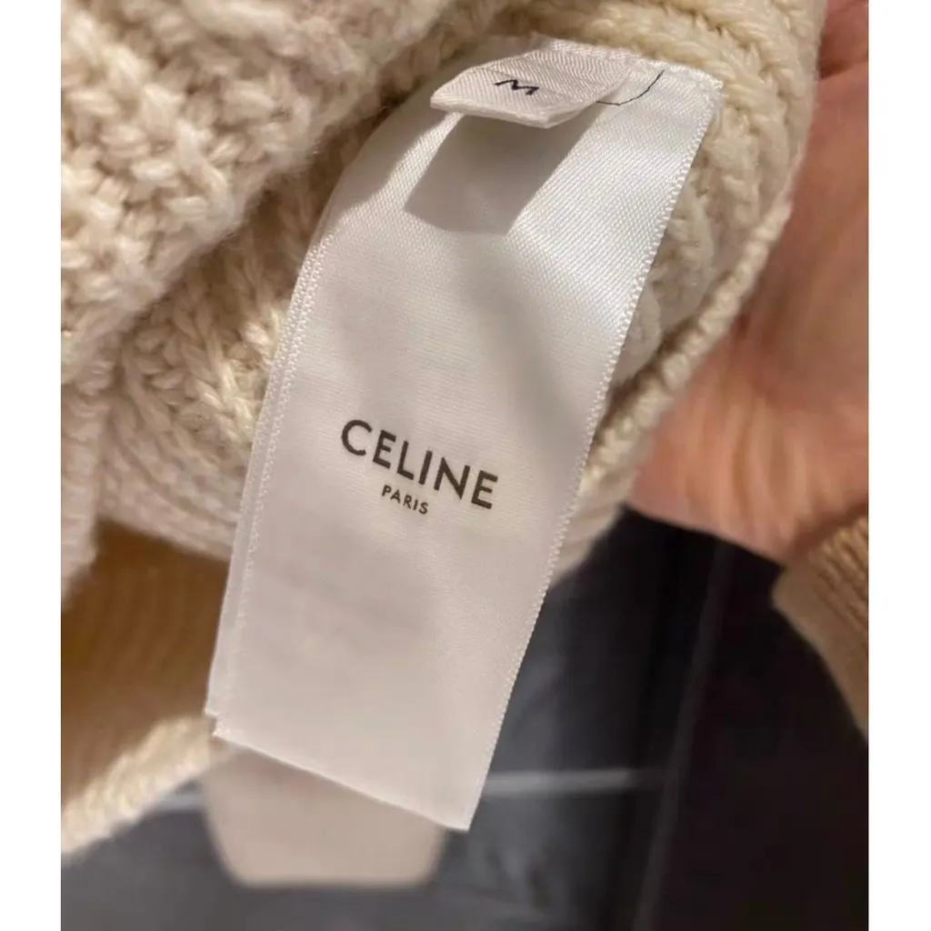 Celine Beige Cashmere Knitwear Beige Cashmere Very good - Model View